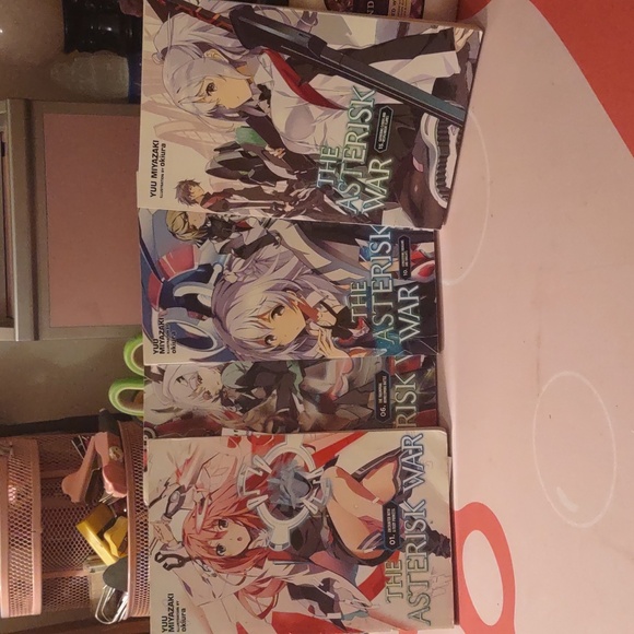 Other - The Asterisk War Manga 1, 6, 10 And 15.